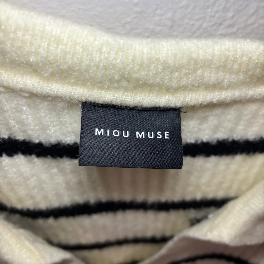 Miou Muse Striped Sweater | Size M - Picture 4 of 9